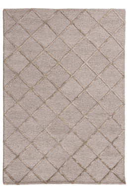 Shimmer Diamonds Rug 300x400 - Taupe - Boho Bliss