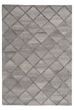 Load image into Gallery viewer, Shimmer Diamonds Rug 350x450 - Charcoal - Boho Bliss