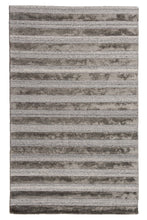 Load image into Gallery viewer, Shimmer Lines Rug 350x450 - Charcoal - Boho Bliss