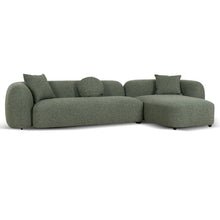 Load image into Gallery viewer, Solara 3 Seater Right Chaise Sofa - Amazon Green - Boho Bliss
