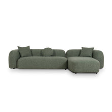 Load image into Gallery viewer, Solara 3 Seater Right Chaise Sofa - Amazon Green - Boho Bliss