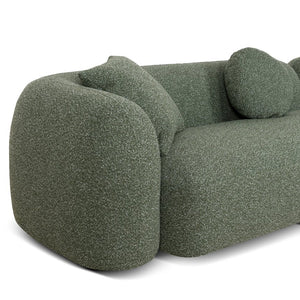 Solara 3 Seater Right Chaise Sofa - Amazon Green - Boho Bliss