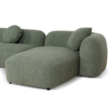 Load image into Gallery viewer, Solara 3 Seater Right Chaise Sofa - Amazon Green - Boho Bliss