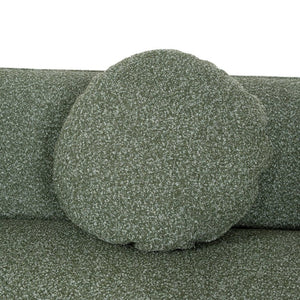 Solara 3 Seater Right Chaise Sofa - Amazon Green - Boho Bliss