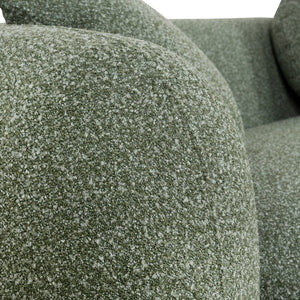 Solara 3 Seater Right Chaise Sofa - Amazon Green - Boho Bliss