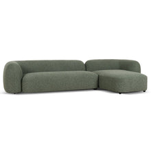 Load image into Gallery viewer, Solara 3 Seater Right Chaise Sofa - Amazon Green - Boho Bliss