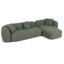 Load image into Gallery viewer, Solara 3 Seater Right Chaise Sofa - Amazon Green - Boho Bliss