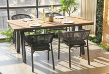 Load image into Gallery viewer, Solstice Outdoor Rect. Dining Table 1.8m - Charcoal - Boho Bliss