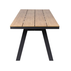 Solstice Outdoor Rect. Dining Table 2.3m - Charcoal - Boho Bliss