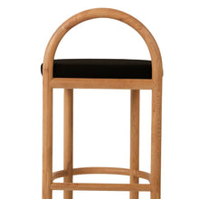 Load image into Gallery viewer, Sorrento Bar Stool - Black - Boho Bliss
