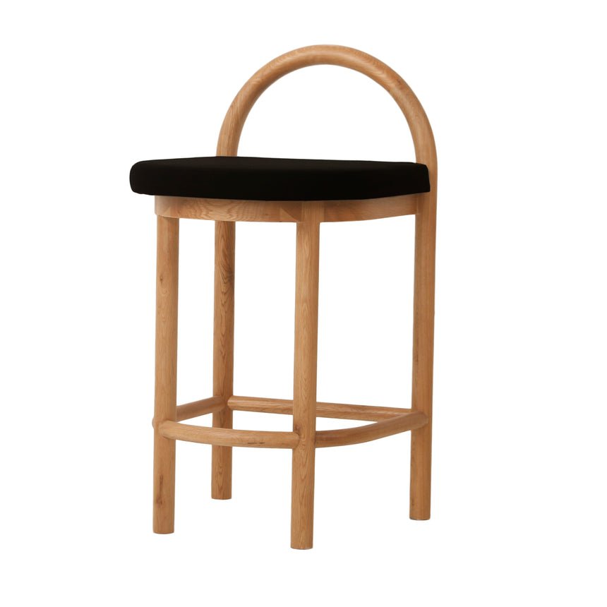 Sorrento Bar Stool - Black - Boho Bliss