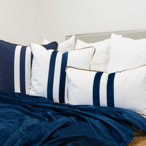 Sorrento Cushion Cover - White - Boho Bliss