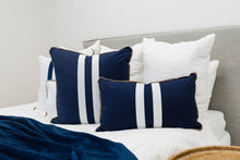 Load image into Gallery viewer, Sorrento Rect. Cushion Cover - Navy - Boho Bliss