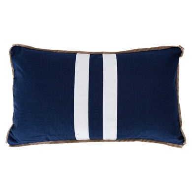 Sorrento Rect. Cushion Cover - Navy - Boho Bliss
