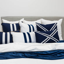 Load image into Gallery viewer, Sorrento Rect. Cushion Cover - White - Boho Bliss
