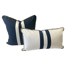 Load image into Gallery viewer, Sorrento Rect. Cushion Cover - White - Boho Bliss