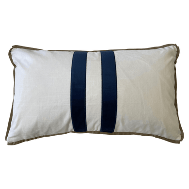 Sorrento Rect. Cushion Cover - White - Boho Bliss