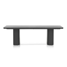 Load image into Gallery viewer, Strata Dining Table 2.4m - Black - Boho Bliss