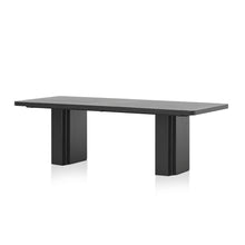Load image into Gallery viewer, Strata Dining Table 2.4m - Black - Boho Bliss