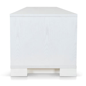 Sundara Entertainment Unit 2.3m - White - Boho Bliss