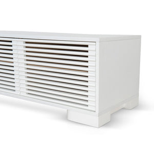 Sundara Entertainment Unit 2.3m - White - Boho Bliss