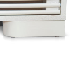 Sundara Entertainment Unit 2.3m - White - Boho Bliss