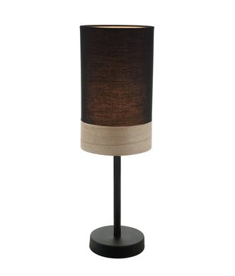 Tamboro Table Lamp Tall - Black - Boho Bliss