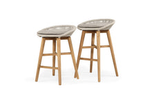 Load image into Gallery viewer, Taylor Outdoor Backless Bar Stool - Grey - Boho Bliss