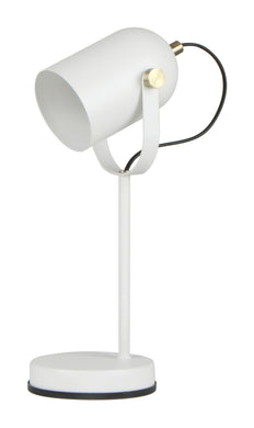 Tazza Table Lamp - Matte White - Boho Bliss