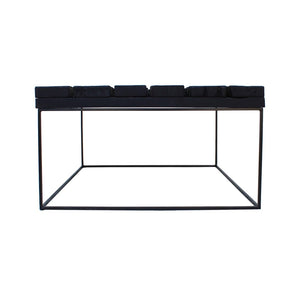 Tenerife Coffee Table - Black - Boho Bliss