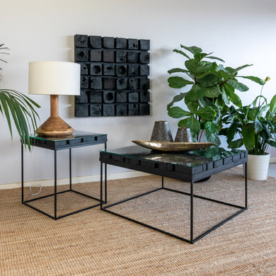Tenerife Coffee Table - Black - Boho Bliss
