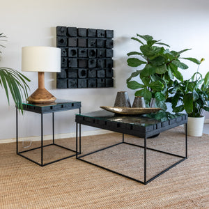 Tenerife Coffee Table - Black - Boho Bliss