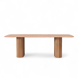 Thora 2.4m Dining Table - Natural - Boho Bliss