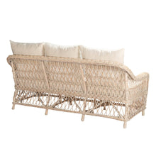 Load image into Gallery viewer, Tia 3 Seat Sofa - White Washed - Boho Bliss
