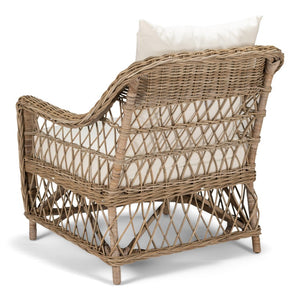Tia Armchair - Kubu Grey - Boho Bliss