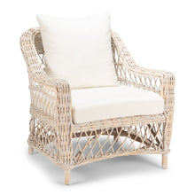 Load image into Gallery viewer, Tia Armchair - White Washed - Boho Bliss