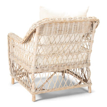 Load image into Gallery viewer, Tia Armchair - White Washed - Boho Bliss