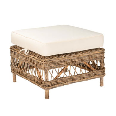 Tia Ottoman - Kubu Grey - Boho Bliss