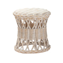Load image into Gallery viewer, Tia Side Table - White Washed - Boho Bliss