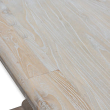 Load image into Gallery viewer, Titan Dining Table 2.4m - Rustic White Washed - Boho Bliss