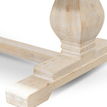 Load image into Gallery viewer, Titan Dining Table 2.4m - Rustic White Washed - Boho Bliss