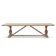 Load image into Gallery viewer, Titan Dining Table 3m - Rustic Natural - Boho Bliss