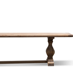 Titan Wood Bench 2.4m - Natural - Boho Bliss