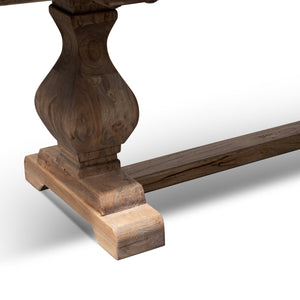 Titan Wood Bench 2.4m - Natural - Boho Bliss