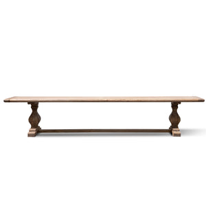 Titan Wood Bench 2.4m - Natural - Boho Bliss