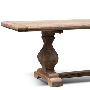 Titan Wood Bench 2.4m - Natural - Boho Bliss