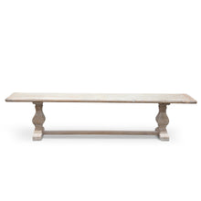 Load image into Gallery viewer, Titan Wood Bench 2m - White Washed - Boho Bliss