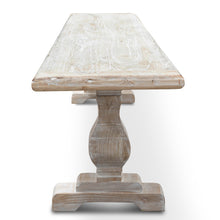 Load image into Gallery viewer, Titan Wood Bench 2m - White Washed - Boho Bliss