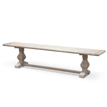 Load image into Gallery viewer, Titan Wood Bench 2m - White Washed - Boho Bliss