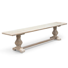 Load image into Gallery viewer, Titan Wood Bench 2m - White Washed - Boho Bliss